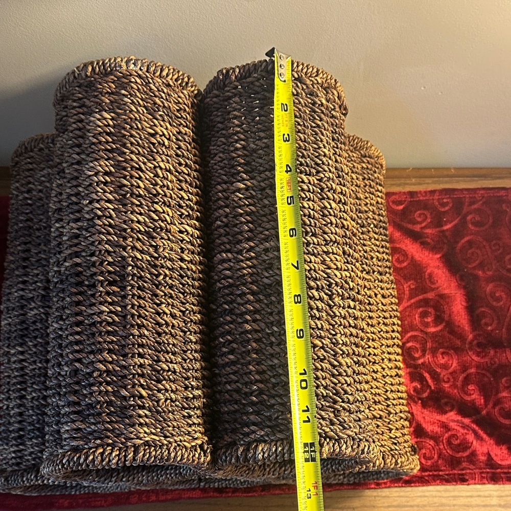 Wicker Woven Wine Rack - Picture 7 of 8